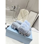 Prada Autumn/Winter Plush Slippers Collection