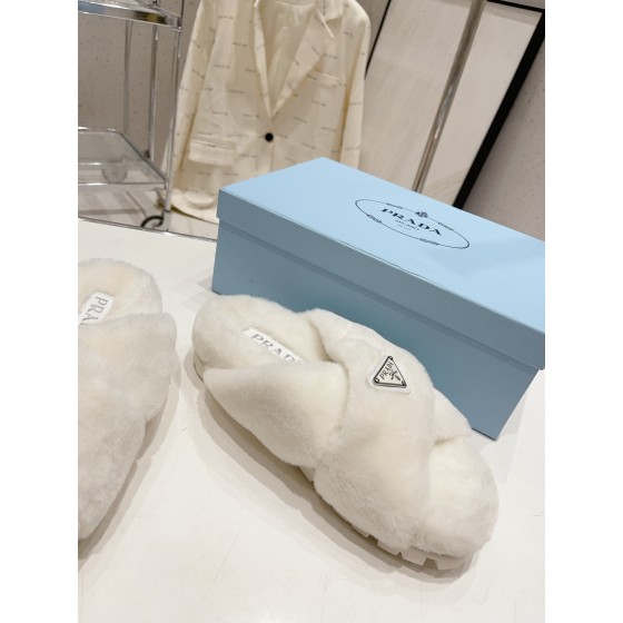 Prada Autumn/Winter Plush Slippers Collection