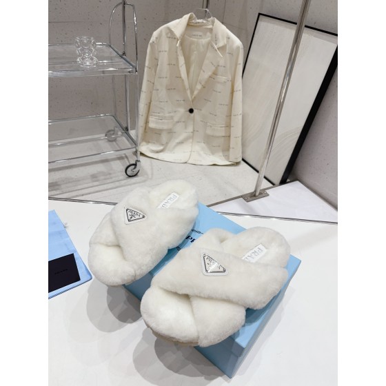 Prada Autumn/Winter Plush Slippers Collection
