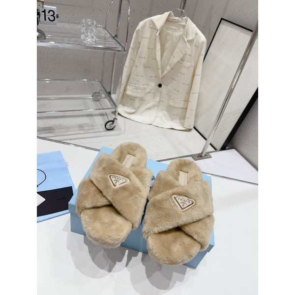 Prada Autumn/Winter Plush Slippers Collection