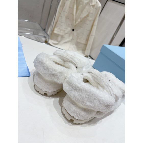 Prada Autumn/Winter Plush Slippers Collection