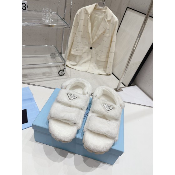 Prada Autumn/Winter Plush Slippers Collection