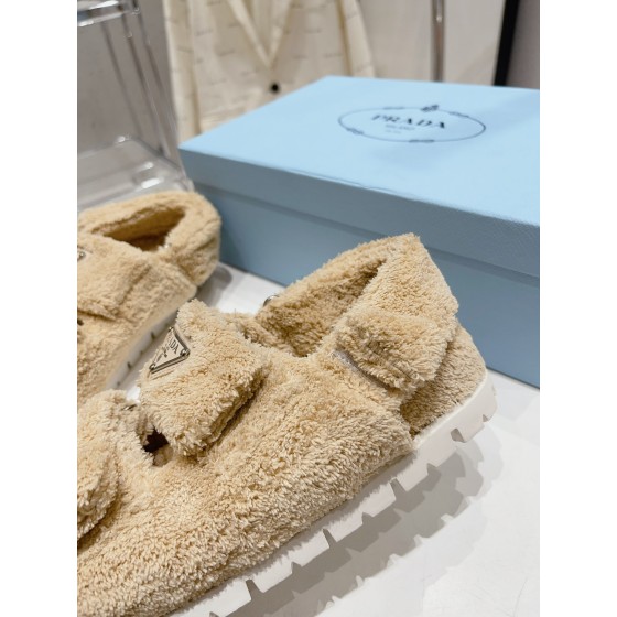 Prada Autumn/Winter Plush Slippers Collection