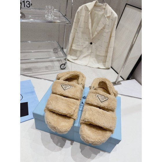 Prada Autumn/Winter Plush Slippers Collection