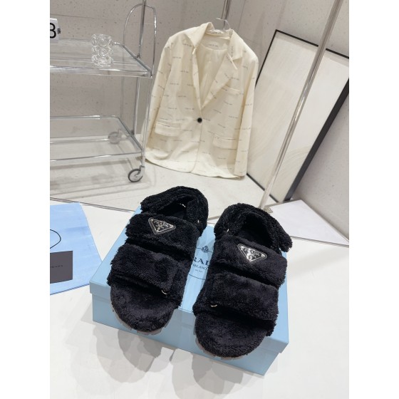 Prada Autumn/Winter Plush Slippers Collection