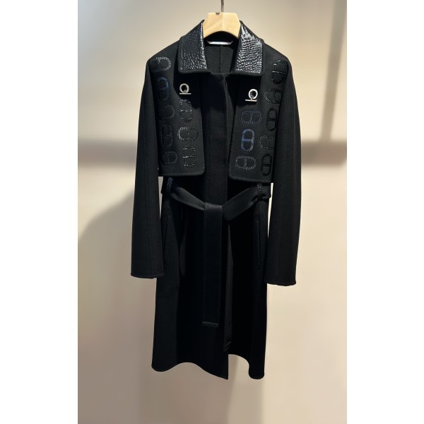Hermes cashmere coat B24 (consult customer service to confirm the size before placing an order for a customized version)
