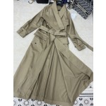 DIOR Autumn/Winter New British Korean Hanging Long Trench Coat
