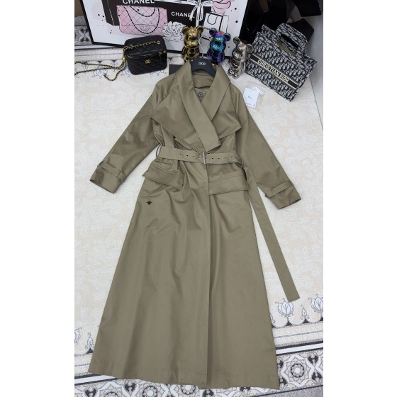 DIOR Autumn/Winter New British Korean Hanging Long Trench Coat