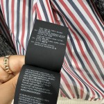 Thom Browne Grey Mixed Wool Baseball Coat