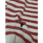 DIOR knitted red striped cardigan