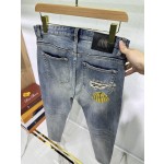 Louis Vuitton Pumpkin Pattern AOP Calf Jeans