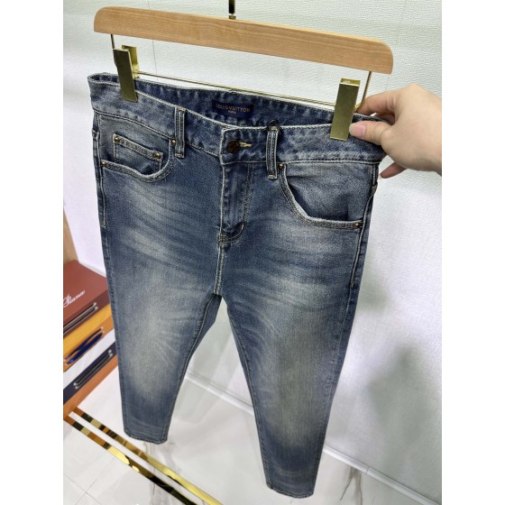 Louis Vuitton Back Pocket Pumpkin Pattern Jeans