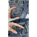 Louis Vuitton Back Pocket Pumpkin Pattern Jeans