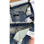 Louis Vuitton Back Pocket Pumpkin Pattern Jeans