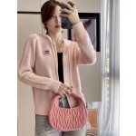 MIU MIU 23 PRE Autumn New Hooded Zipper Cardigan