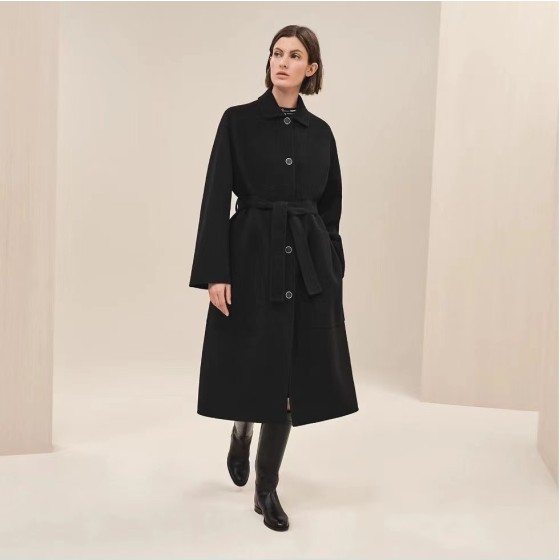 Hermes cashmere coat (consult customer service to confirm the size before placing an order for a customized version)
