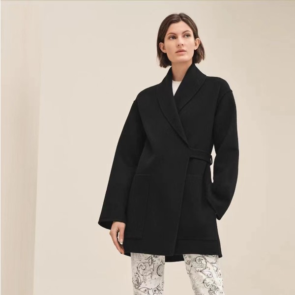 Hermes cashmere coat (consult customer service to confirm the size before placing an order for a customized version)