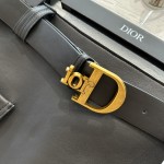 Dior 23 Early Autumn New Goddess Leather Half Skirt