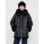Leather and fur integrated B22 (consult customer service to confirm the size before placing an order for customized products)