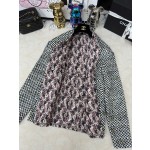 CHANEL High Order Handmade Square Sequin Twill Soft Wool Stand Neck Coat