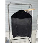 Majira 2023 Autumn New Couple Contrast Sleeveless Denim Vest