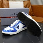 Prada calf leather stitching, hand stitched marker line shoes