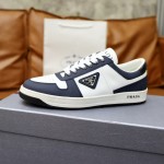 Prada calf leather stitching, hand stitched marker line shoes