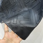 FendI 23 New Early Autumn Craft Embossed Genuine Leather Half Skirt