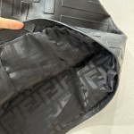 FendI 23 New Early Autumn Craft Embossed Genuine Leather Half Skirt