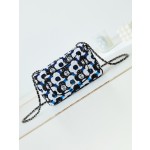 CHANEL 23C Beaded Light Yellow CF Sequin Bag Model AS3965