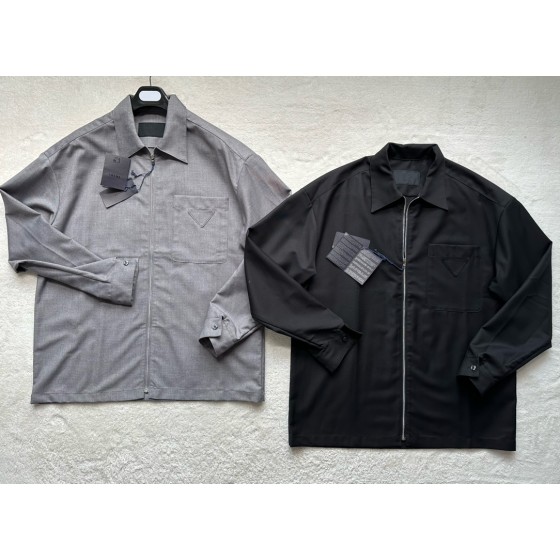Prada shirt lapel jacket jacket jacket