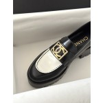 CHANEL thick sole loafers