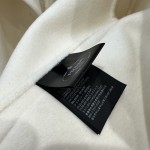 Prada Handmade Fur Pocket Double sided Cashmere Short Coat