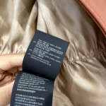 Celine - Arc de Triomphe Metal Buckle Orange Waist Leather Coat