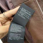 Saint Laurent style top grade lychee patterned lambskin jacket