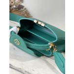 𝐋𝐎𝐔𝐈𝐒𝐕𝐔𝐈𝐓𝐓𝐎𝐍 M59434 dark green gold buckle mini This Capuchines mini handbag