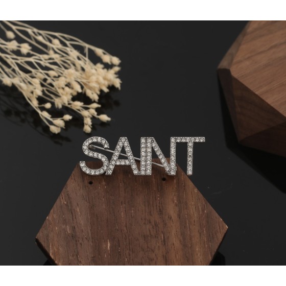 Saint Laurent YSL brooch