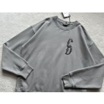 Dior New Black Silver CD Embroidered Sweater