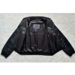 Prada black twill wool jacket