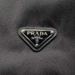 Prada black twill wool jacket