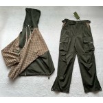 GUCCI Jacquard Canvas Splice Set • Pants