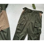 GUCCI Jacquard Canvas Splice Set • Pants