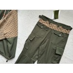 GUCCI Jacquard Canvas Splice Set • Pants