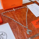 Hermes Pig Nose Necklace