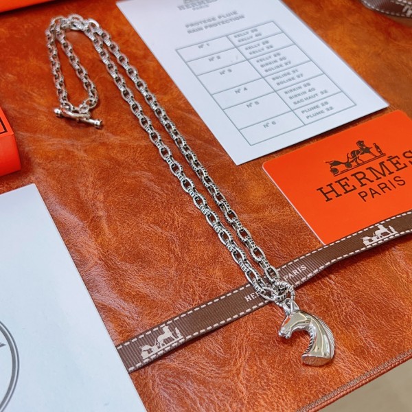 Hermes Pig Nose Necklace