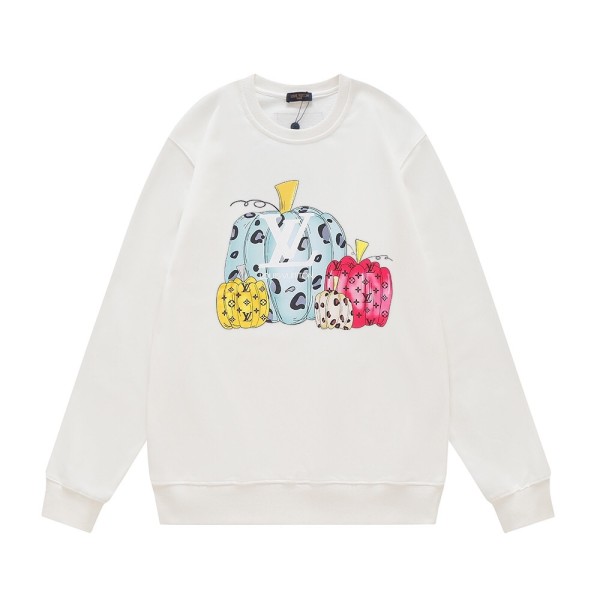Louis Vuitton Crew Neck Printed Sweater Collection Pumpkin Collection Pattern