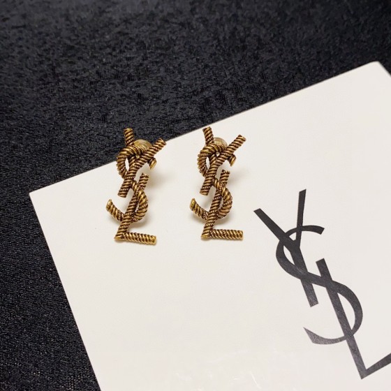 Saint Laurent YSL earrings studs