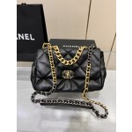CHANEL 19 bag goat skin