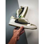 Nike  Travis Scott x Air Jordan 1 Low Golf后跟鬼脸logo