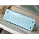 𝐋𝐎𝐔𝐈𝐒𝐕𝐔𝐈𝐓𝐓𝐎𝐍 M48865 blue crocodile pattern silver buckle